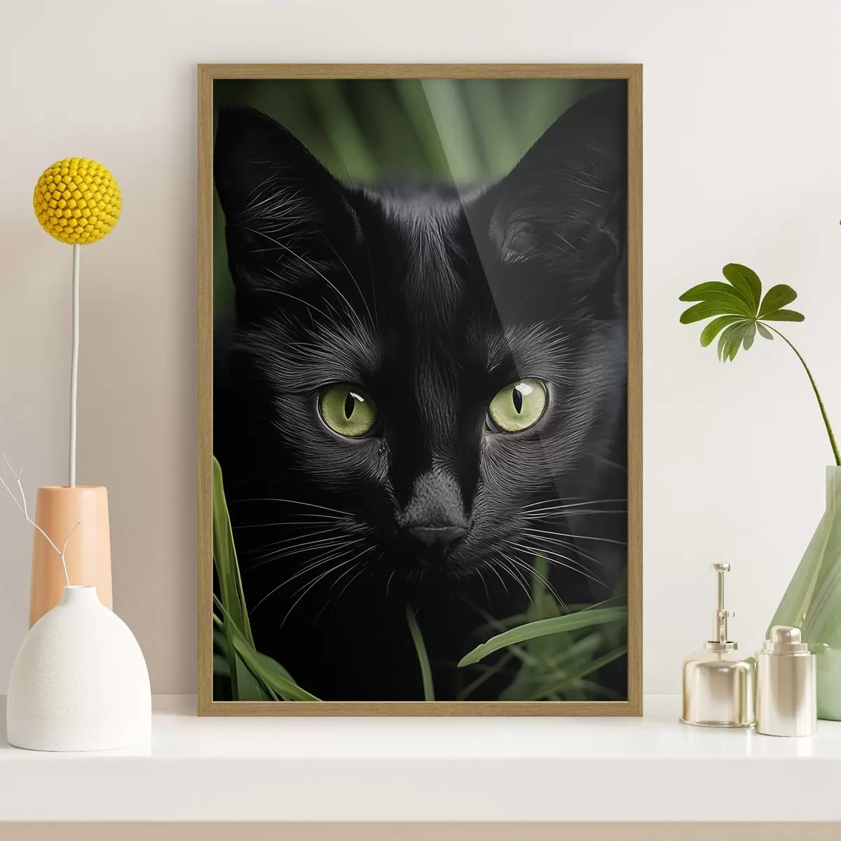 Poster Sguardo tra il verde f50761