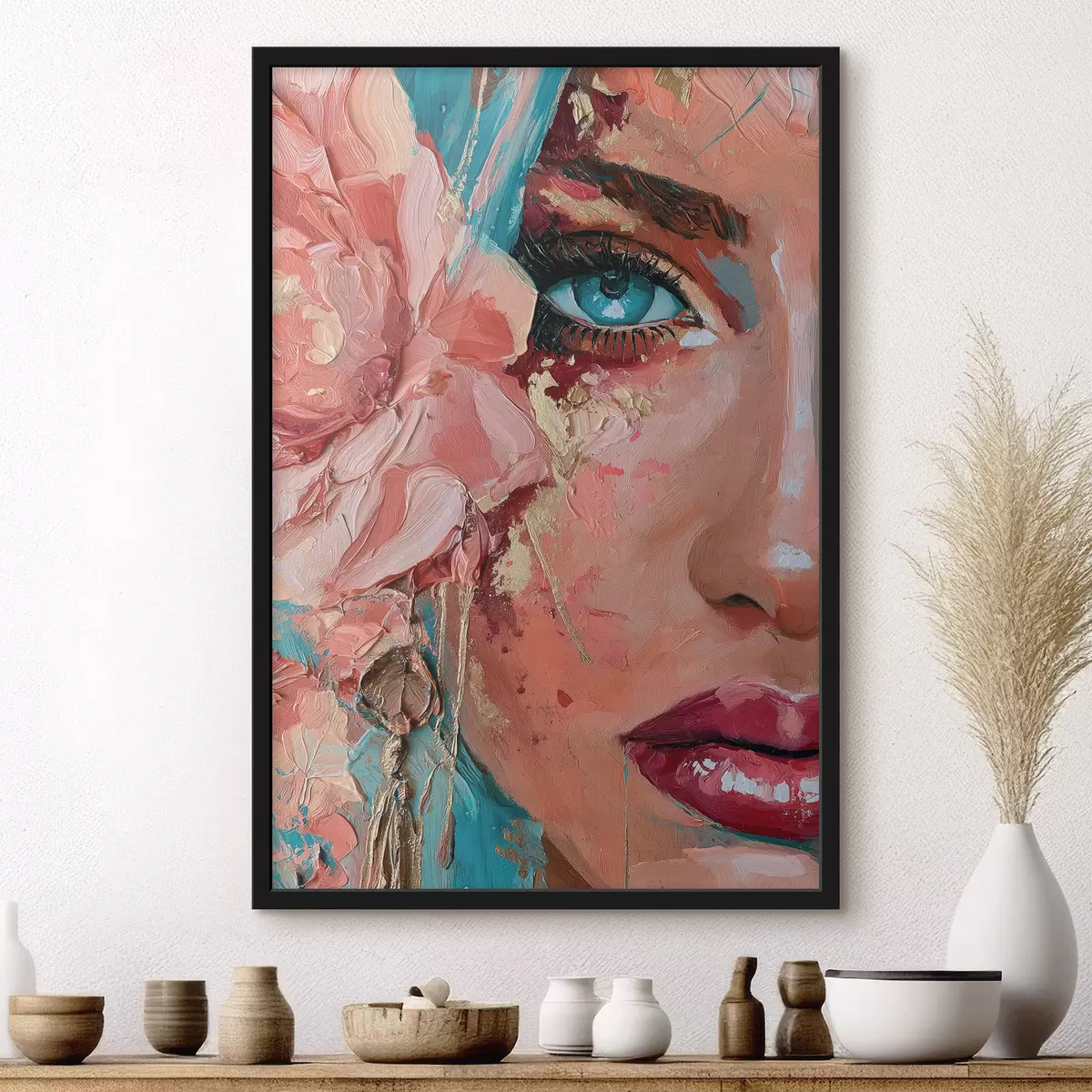 Poster Occhio blu f50895