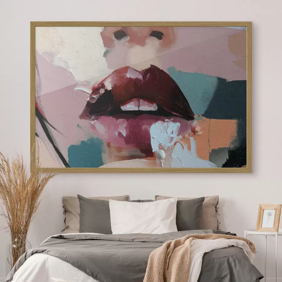 carta da parati Labbra con il rossetto nr. f50896