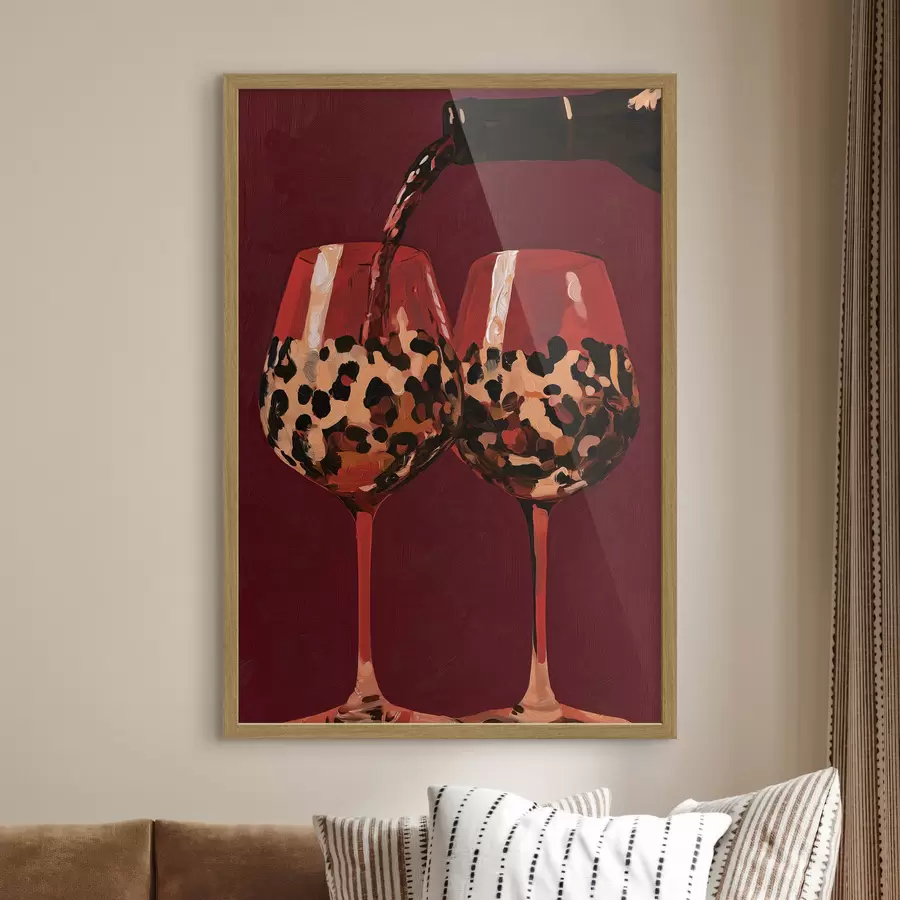 carta da parati Due bicchieri da vino nr. f50900