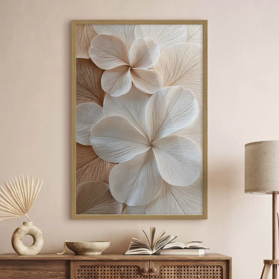 carta da parati Petali di fiori astratti nr. f50857