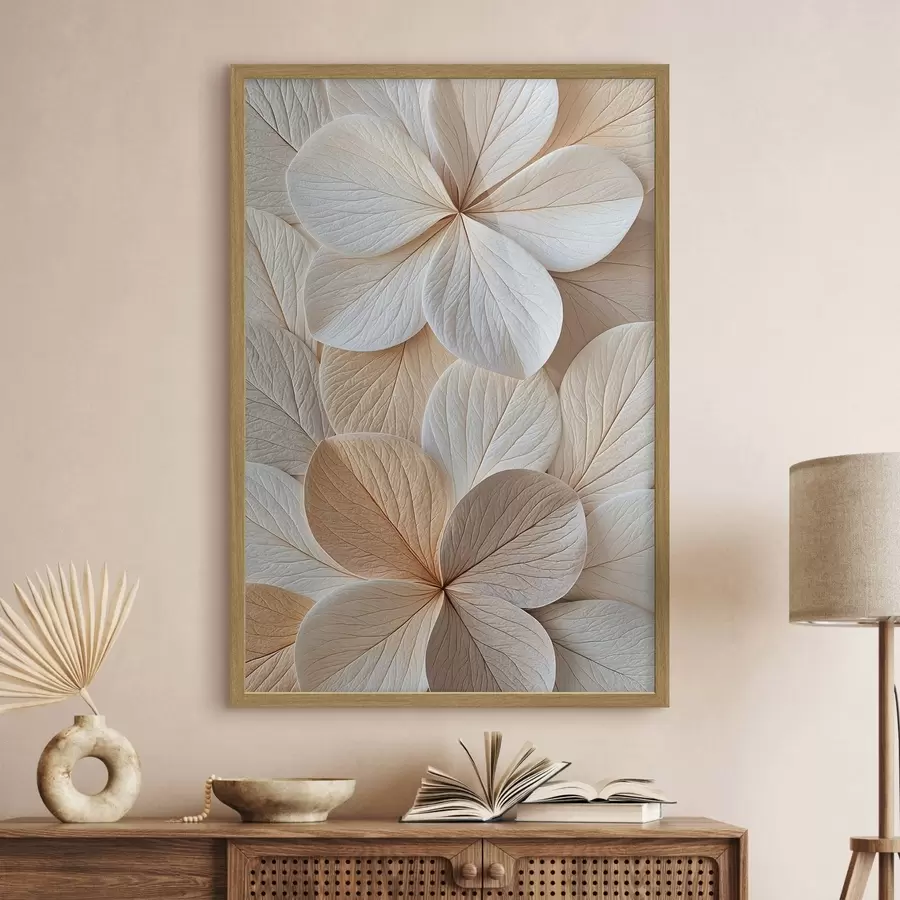 carta da parati Petali di fiori astratti nr. f50858
