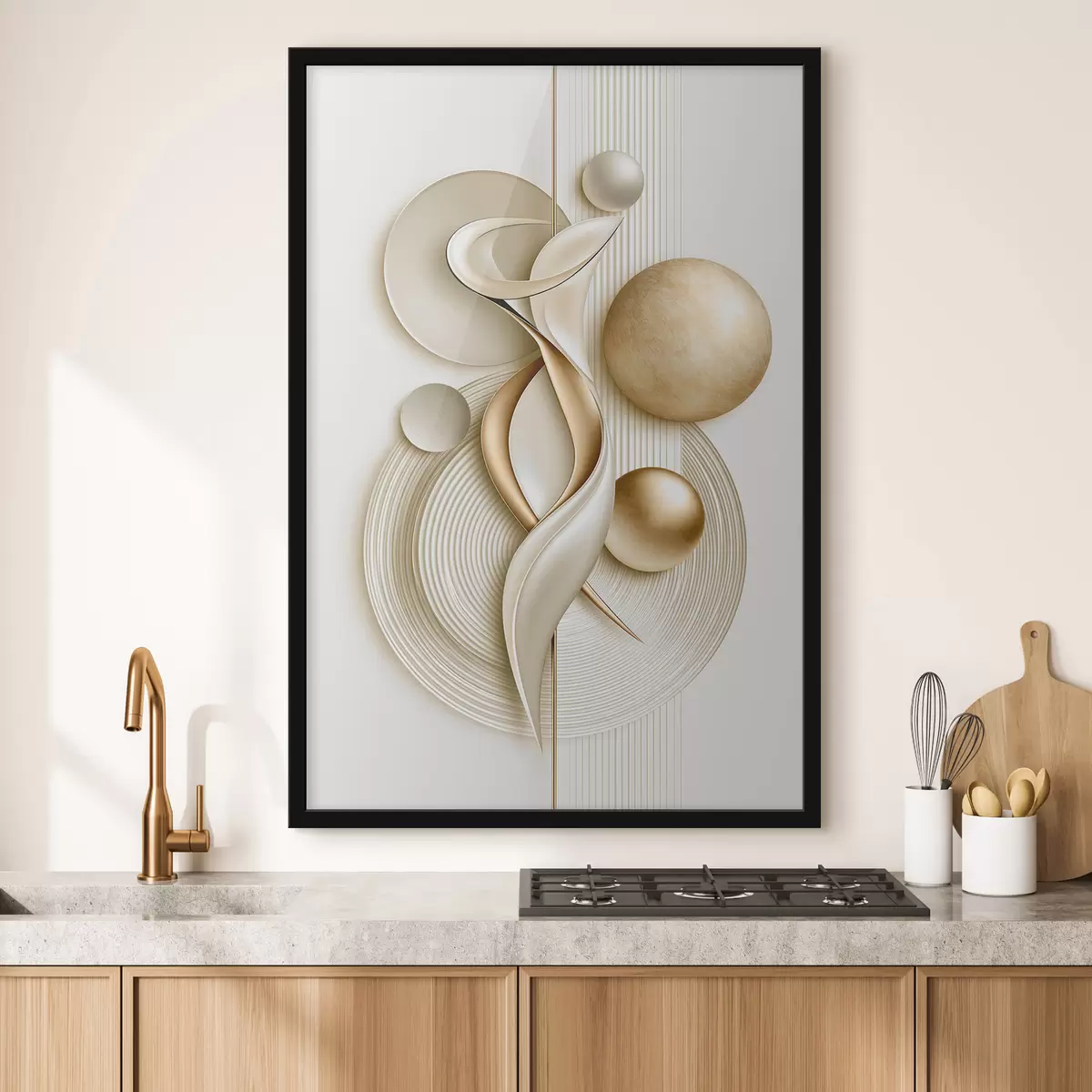 Poster Figura astratta con palline f50860