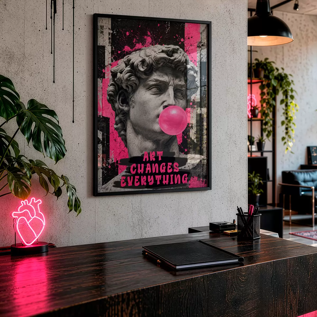 Poster L'arte cambia tutto f50645