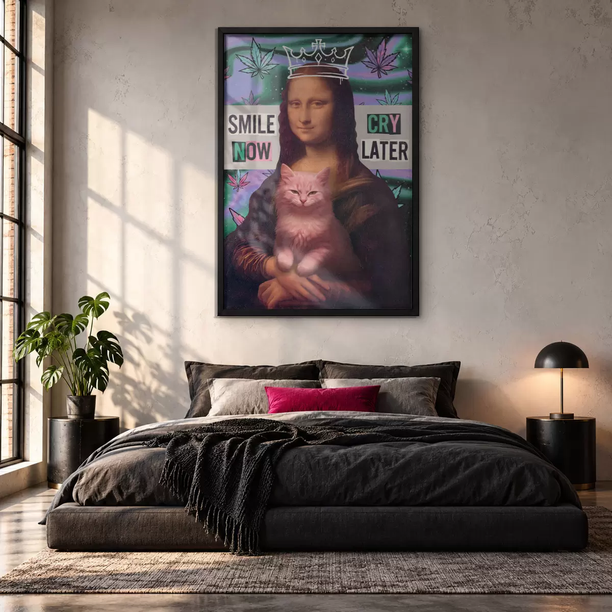Poster Mona con carattere f50650