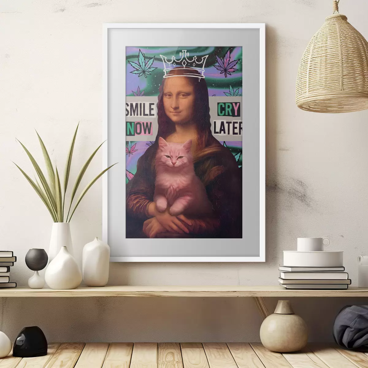 Poster Mona con carattere f50650