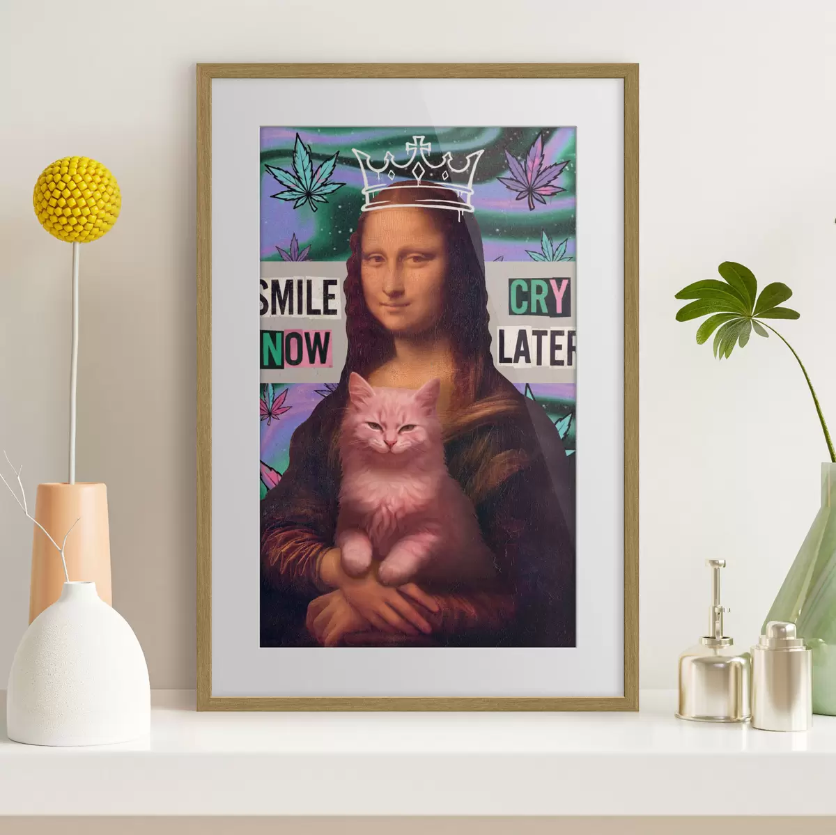Poster Mona con carattere f50650
