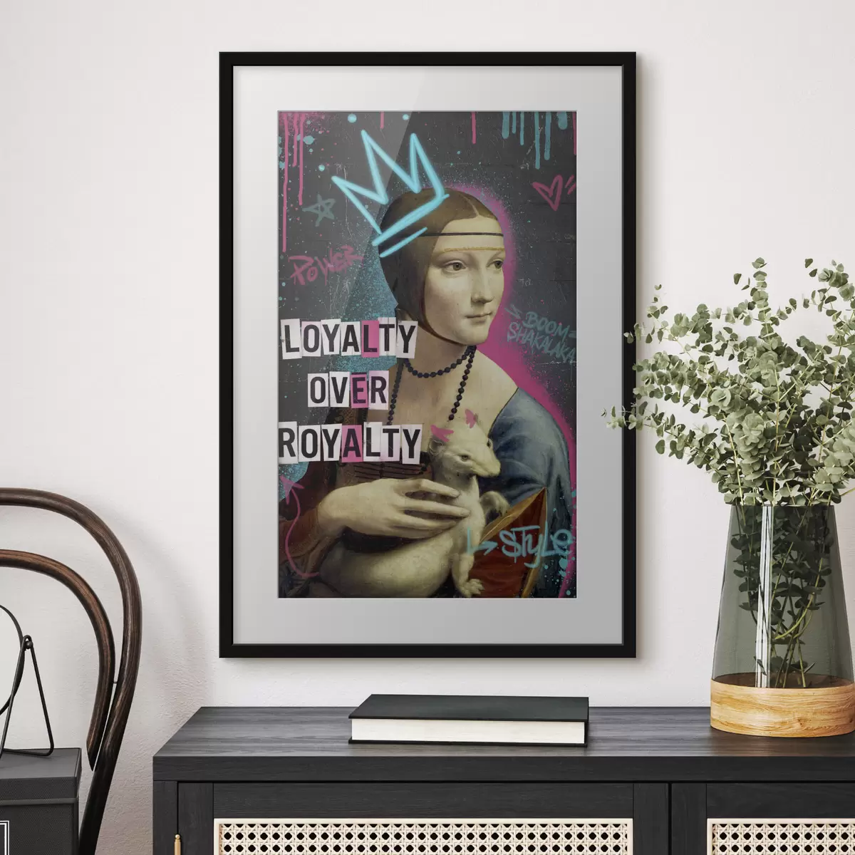 Poster Lealtà sopra la corona f50656
