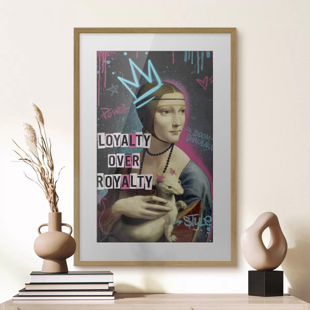 Poster Lealtà sopra la corona f50656