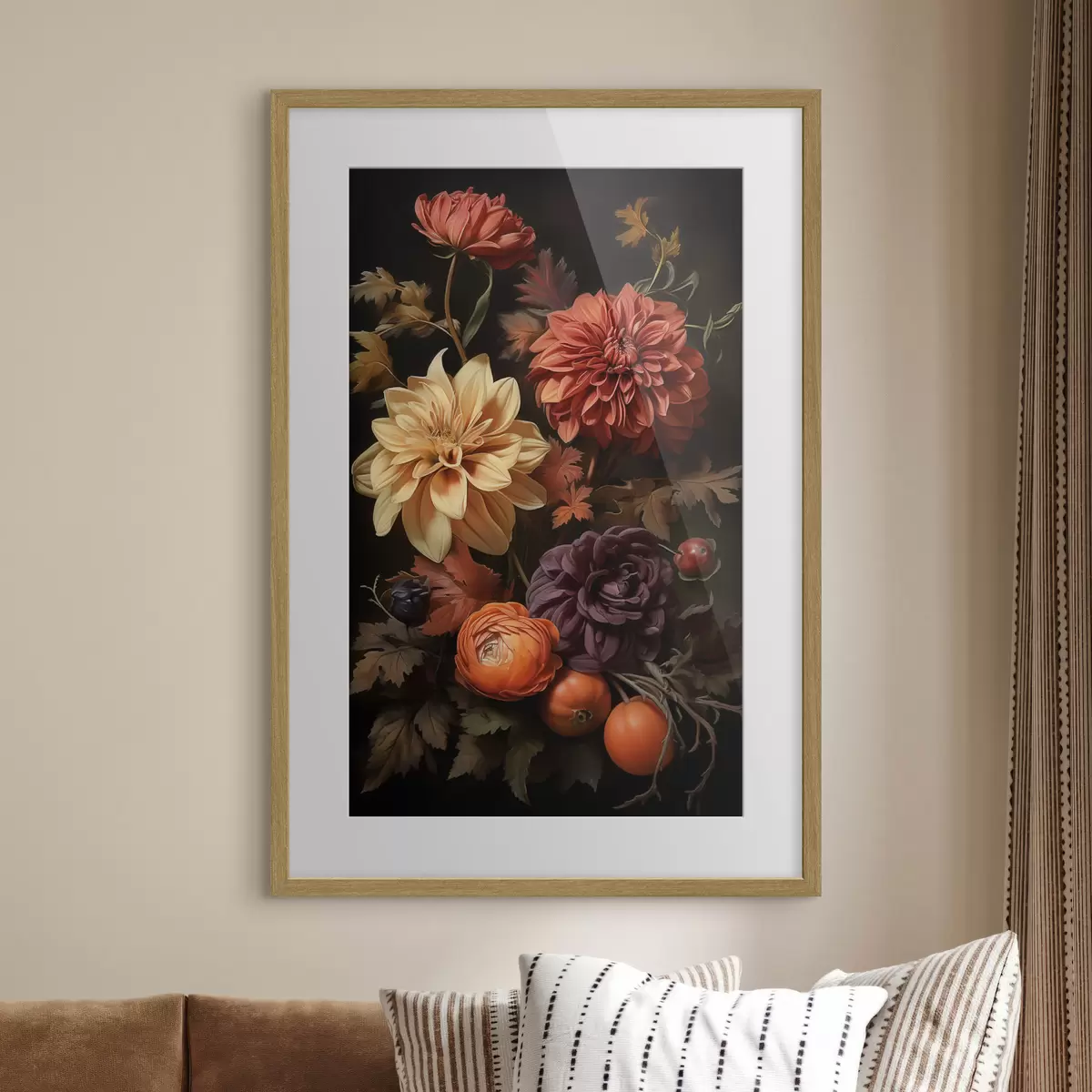 Poster Autunno tra le dalie f50909
