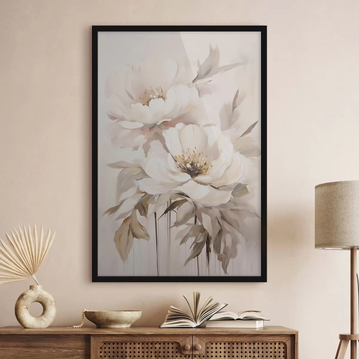 Poster Un fiore delicato dai toni pastello f50911