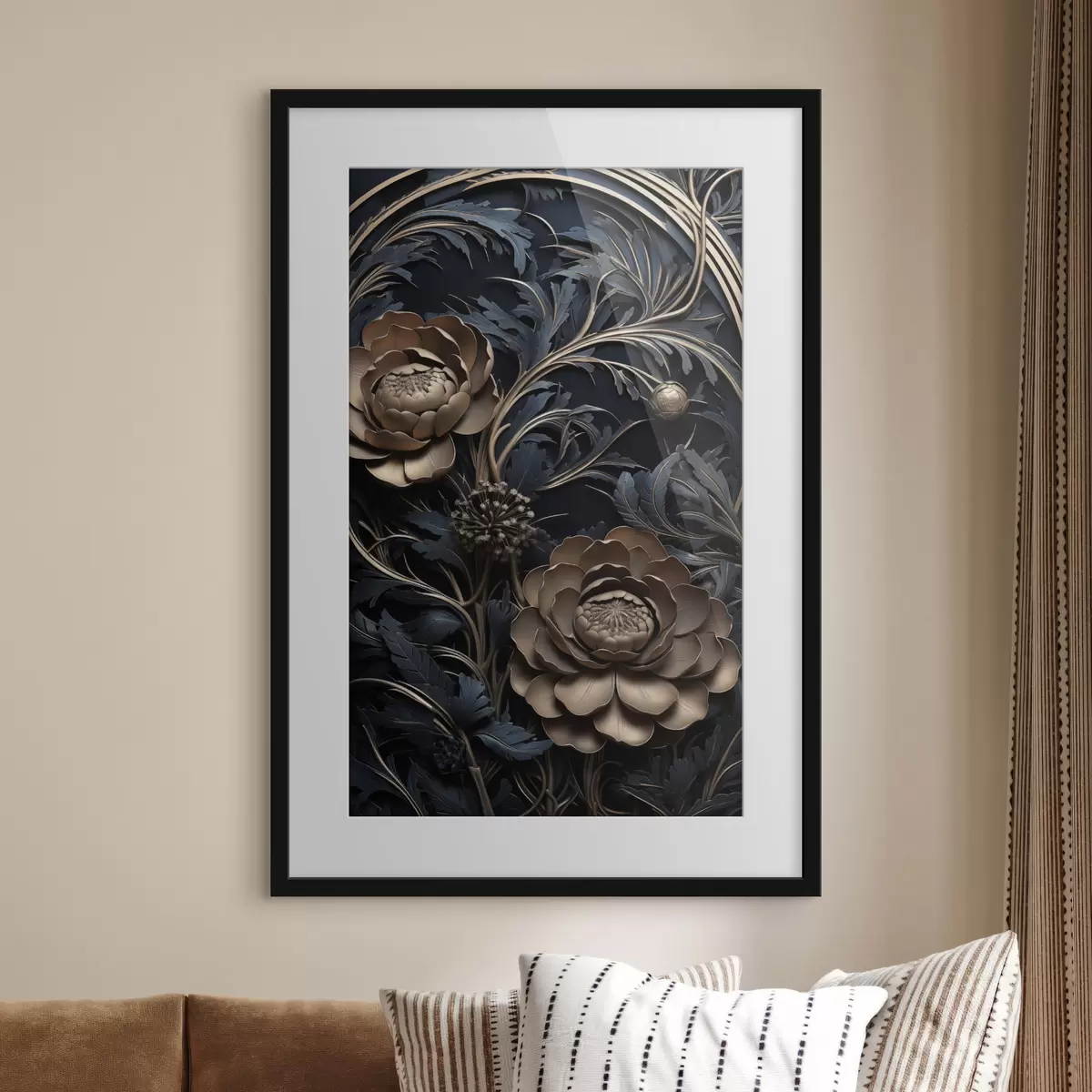Poster Fiori di luce oscura f50918