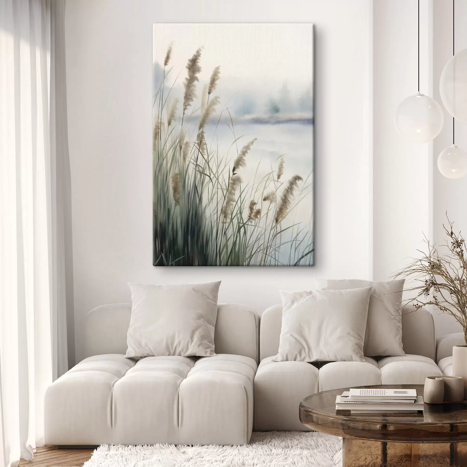 Quadro Canne sulla riva tranquilla nr. s50963