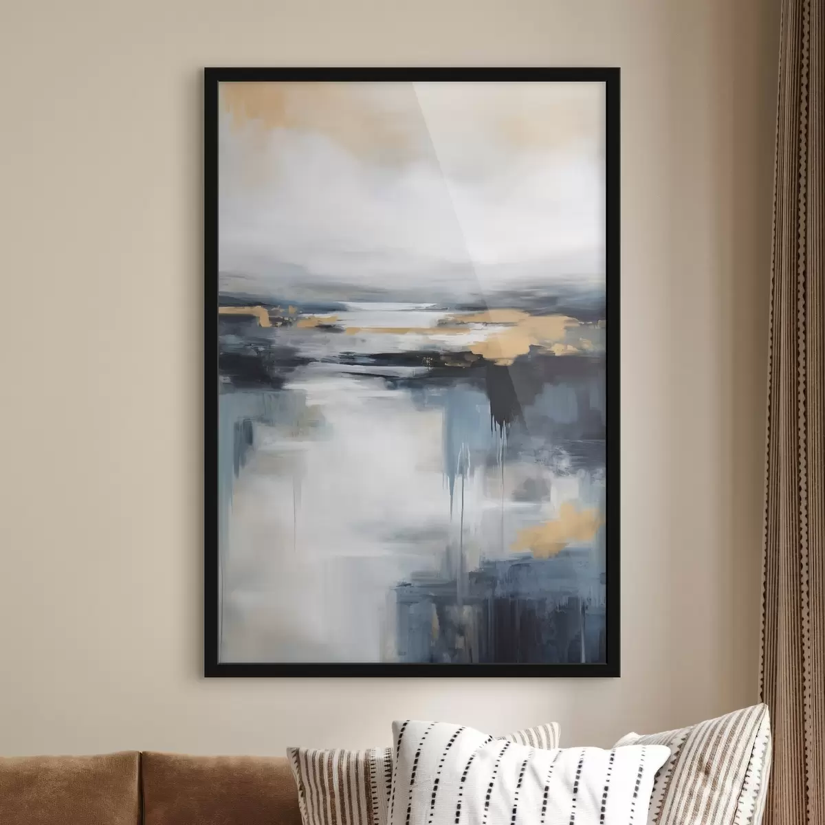 Poster Lontananza gialla f50945
