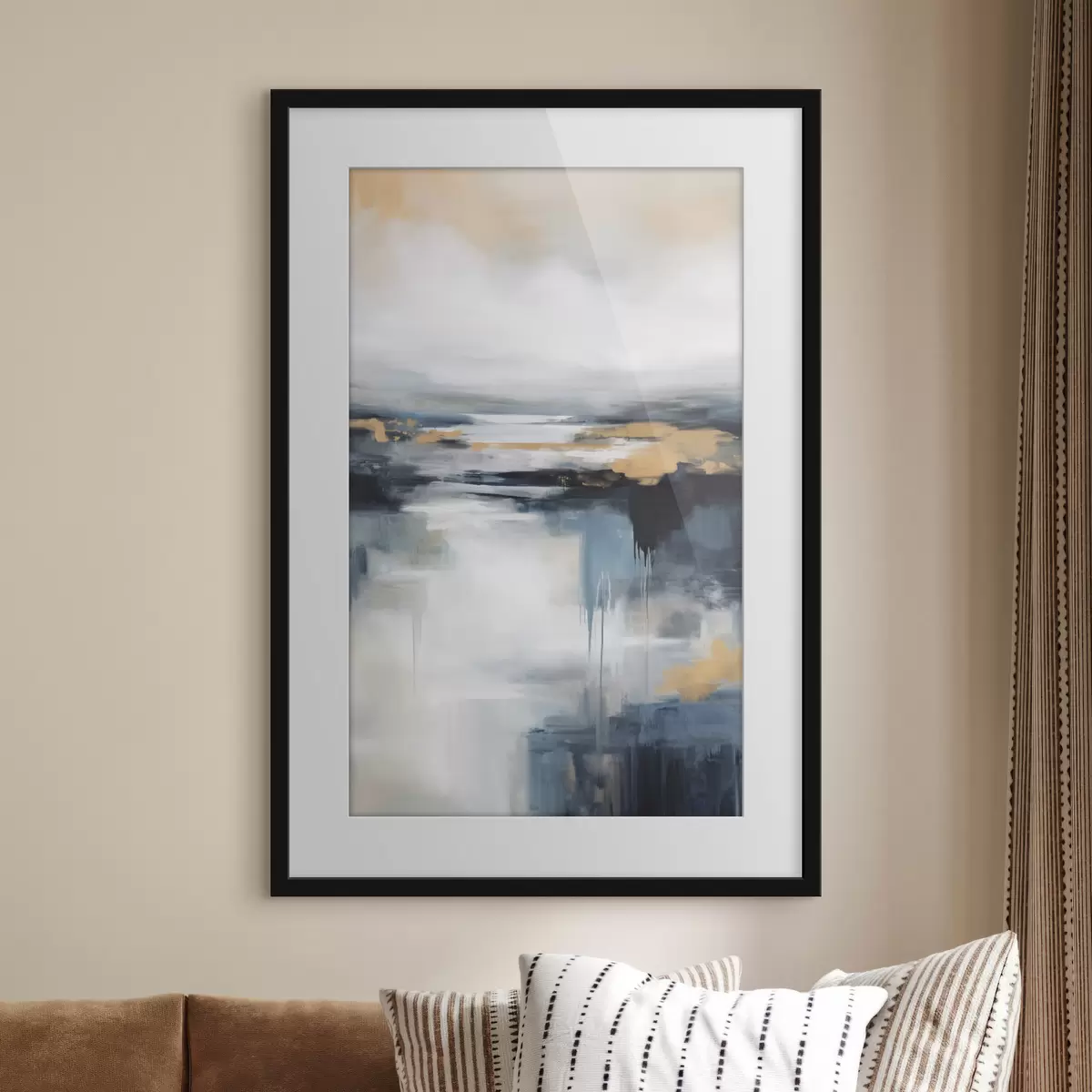 Poster Lontananza gialla f50945