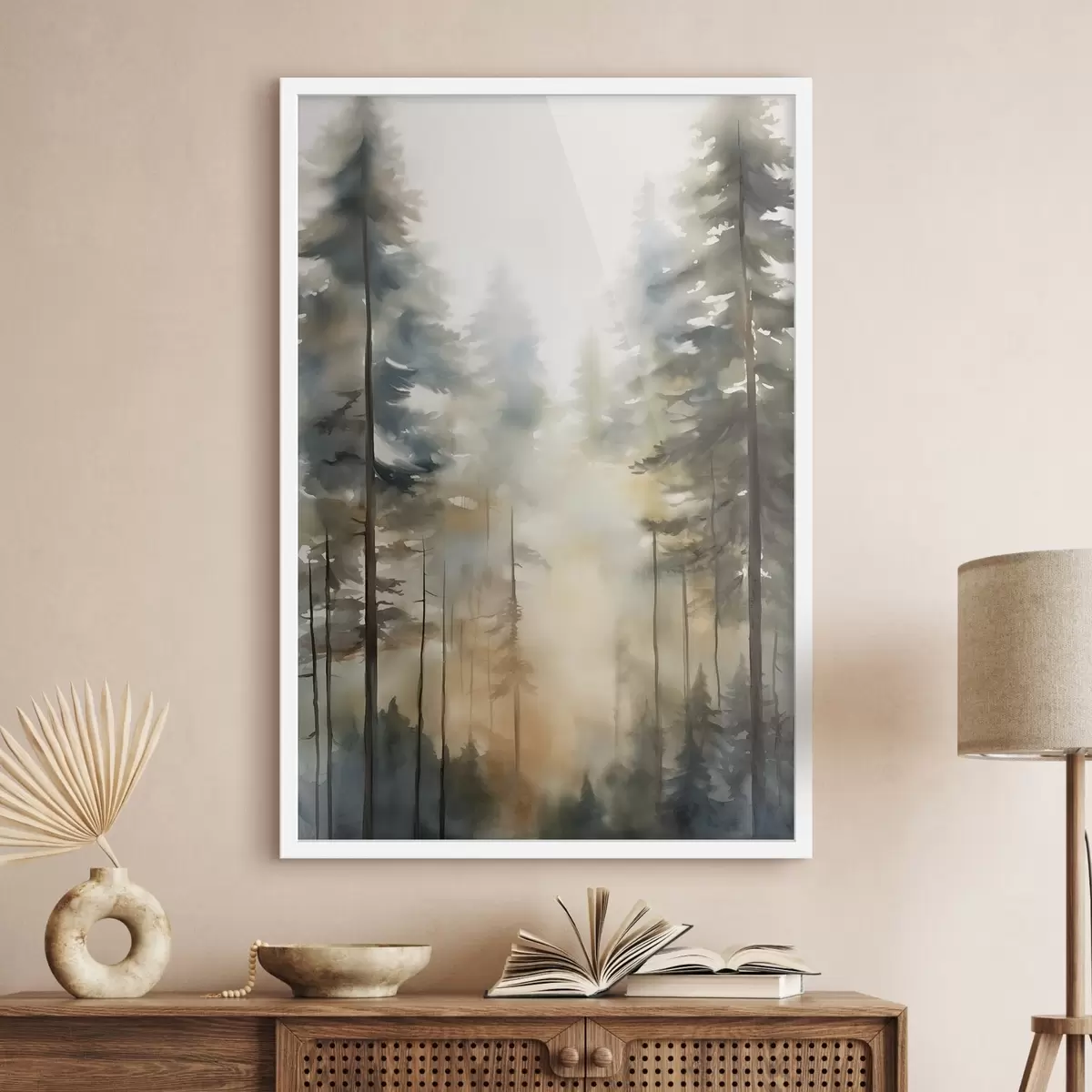 Poster Sole tra i pini f50948