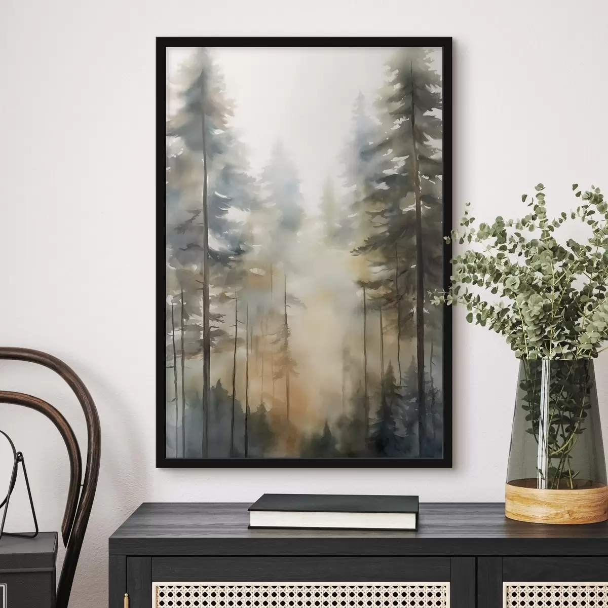 Poster Sole tra i pini f50948