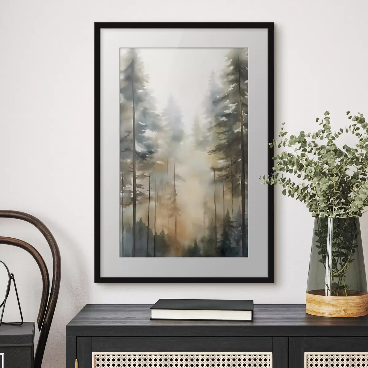 Poster Sole tra i pini f50948