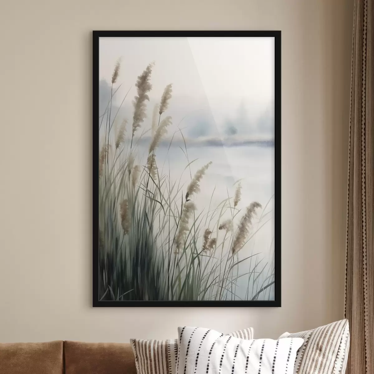 Poster Erbe nella foschia f50963