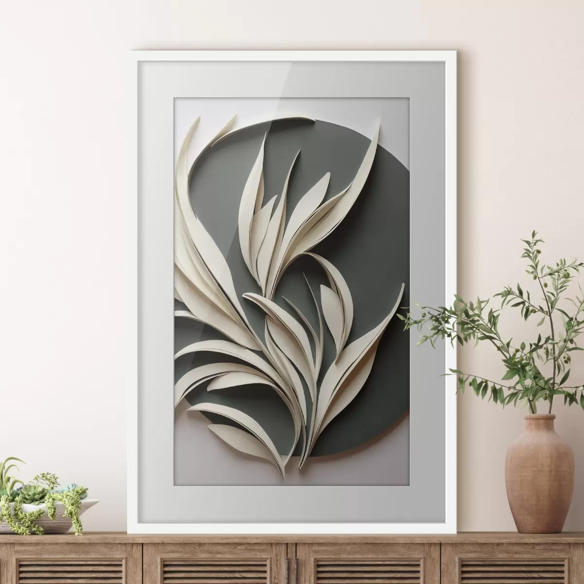 Poster Foglie in danza f50975