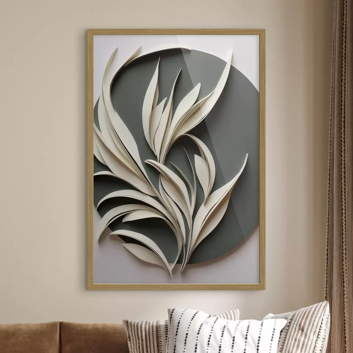 Poster Foglie in danza f50975
