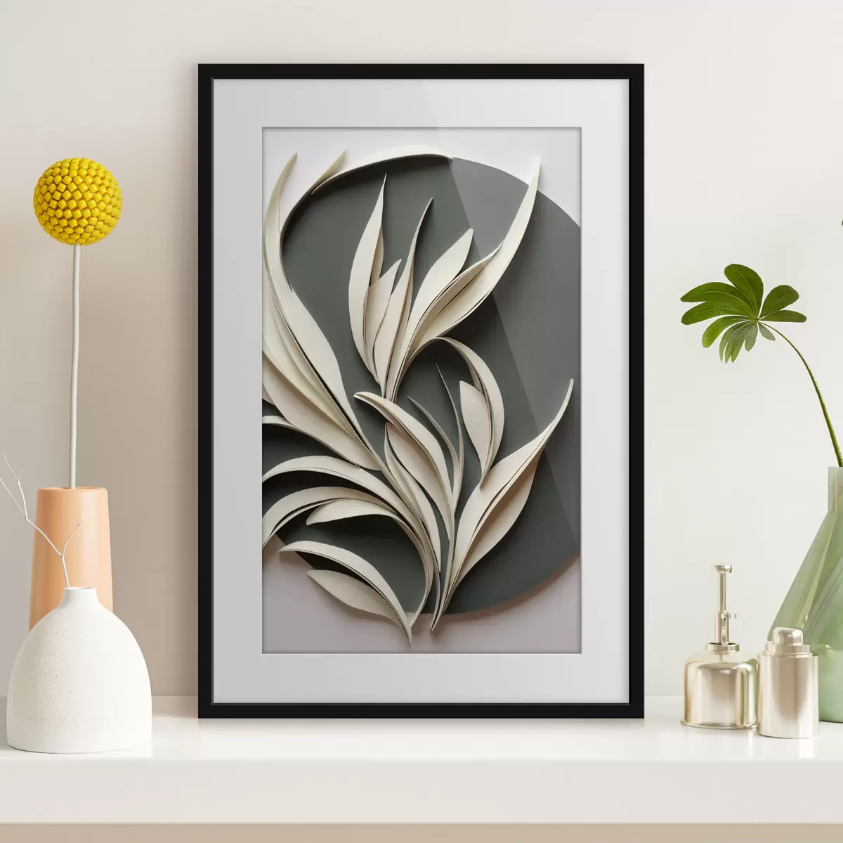 Poster Foglie in danza f50975