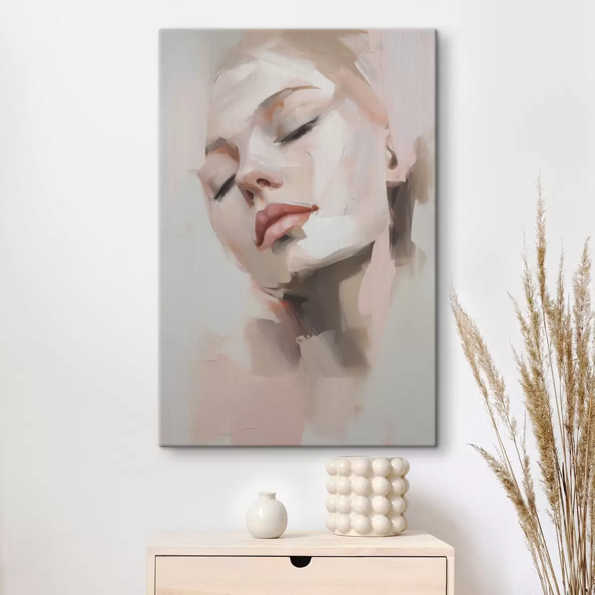 Quadro Ritratto astratto di una giovane donna nr. s50977