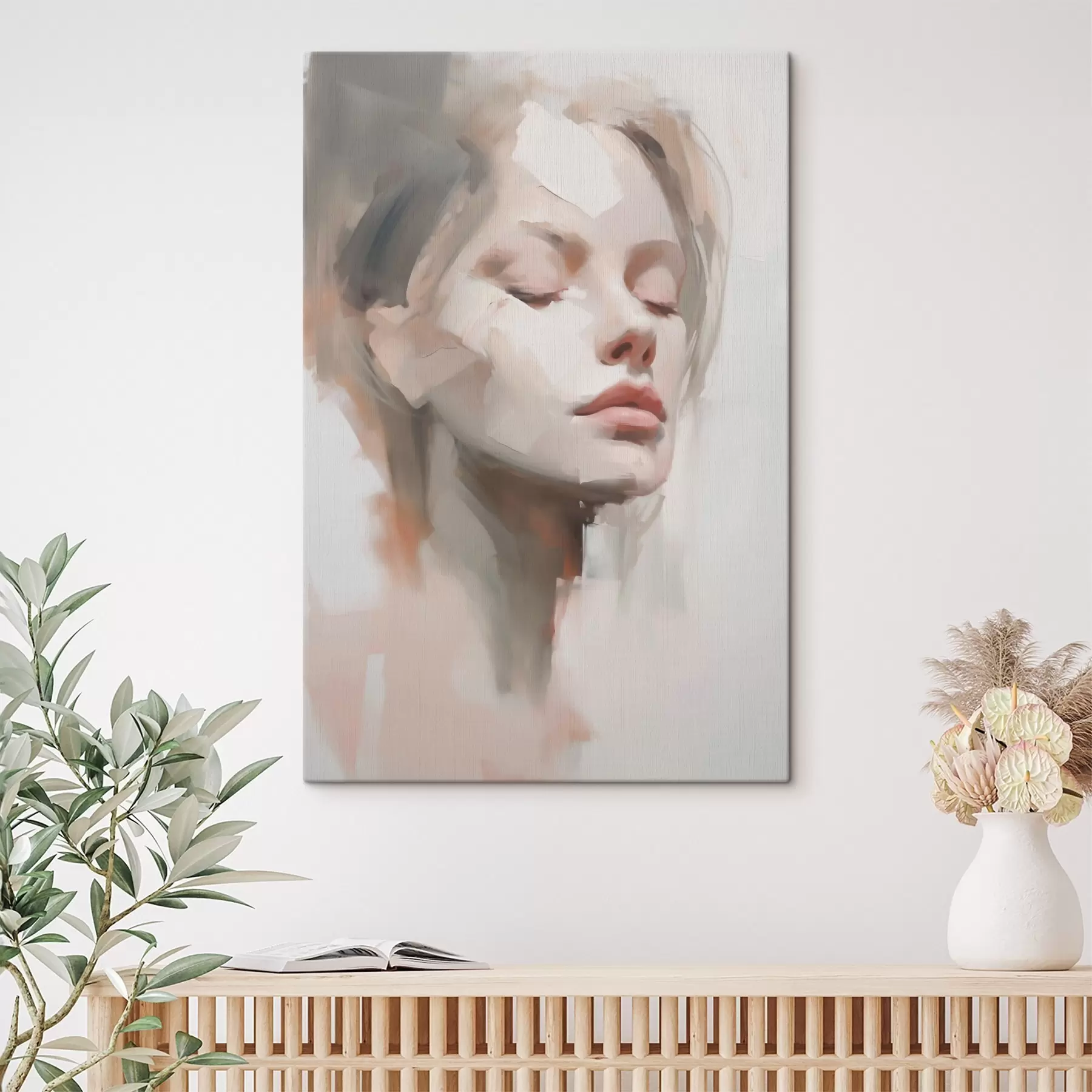 Quadro Volto nella luce pallida nr. s50978