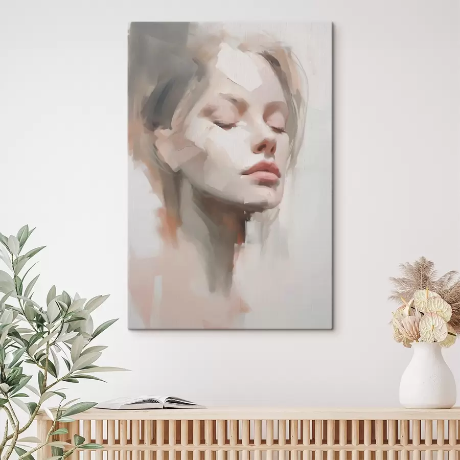 Quadro Volto nella luce pallida nr. s50978