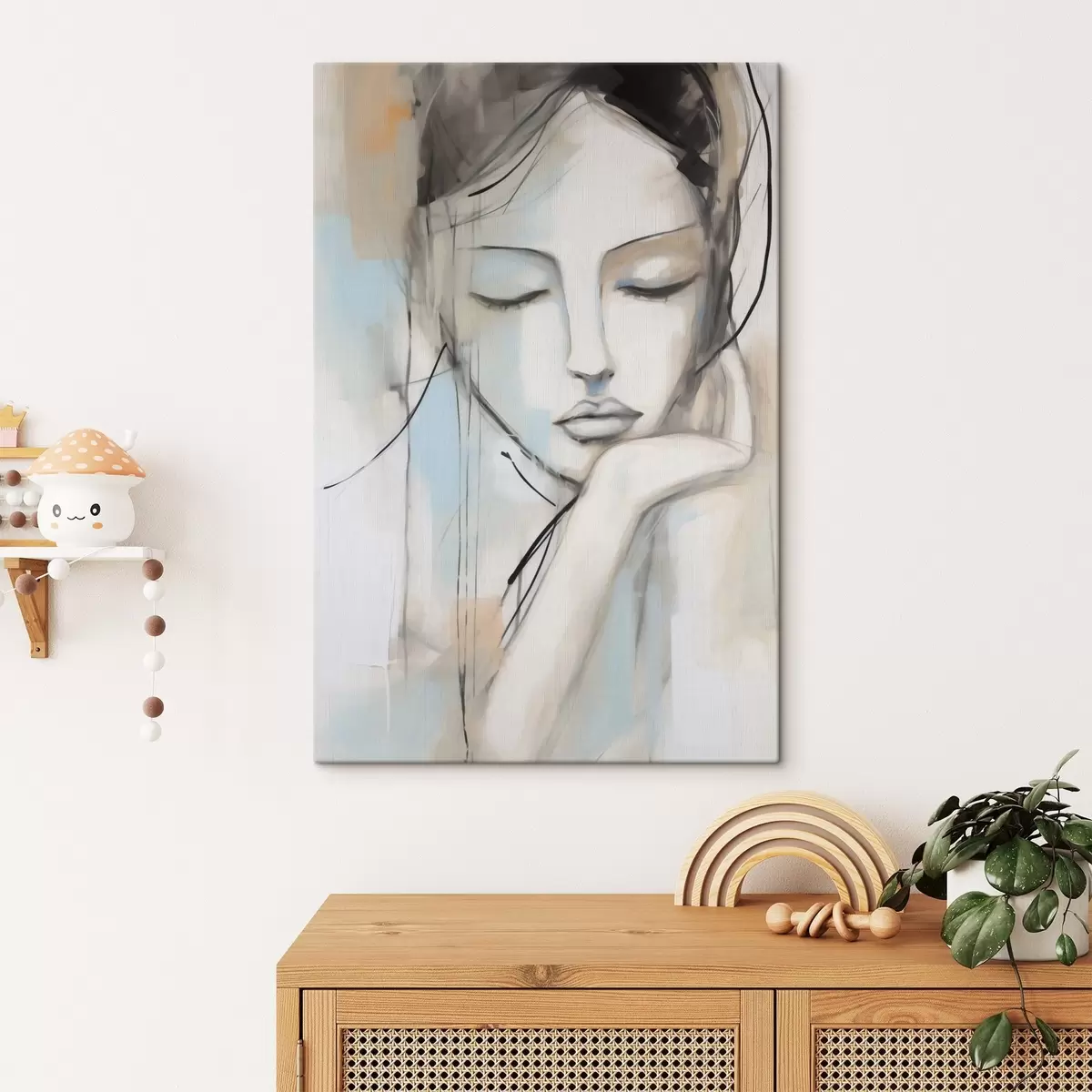 Quadro Ritratto astratto, imitazione di un dipinto nr. s50980