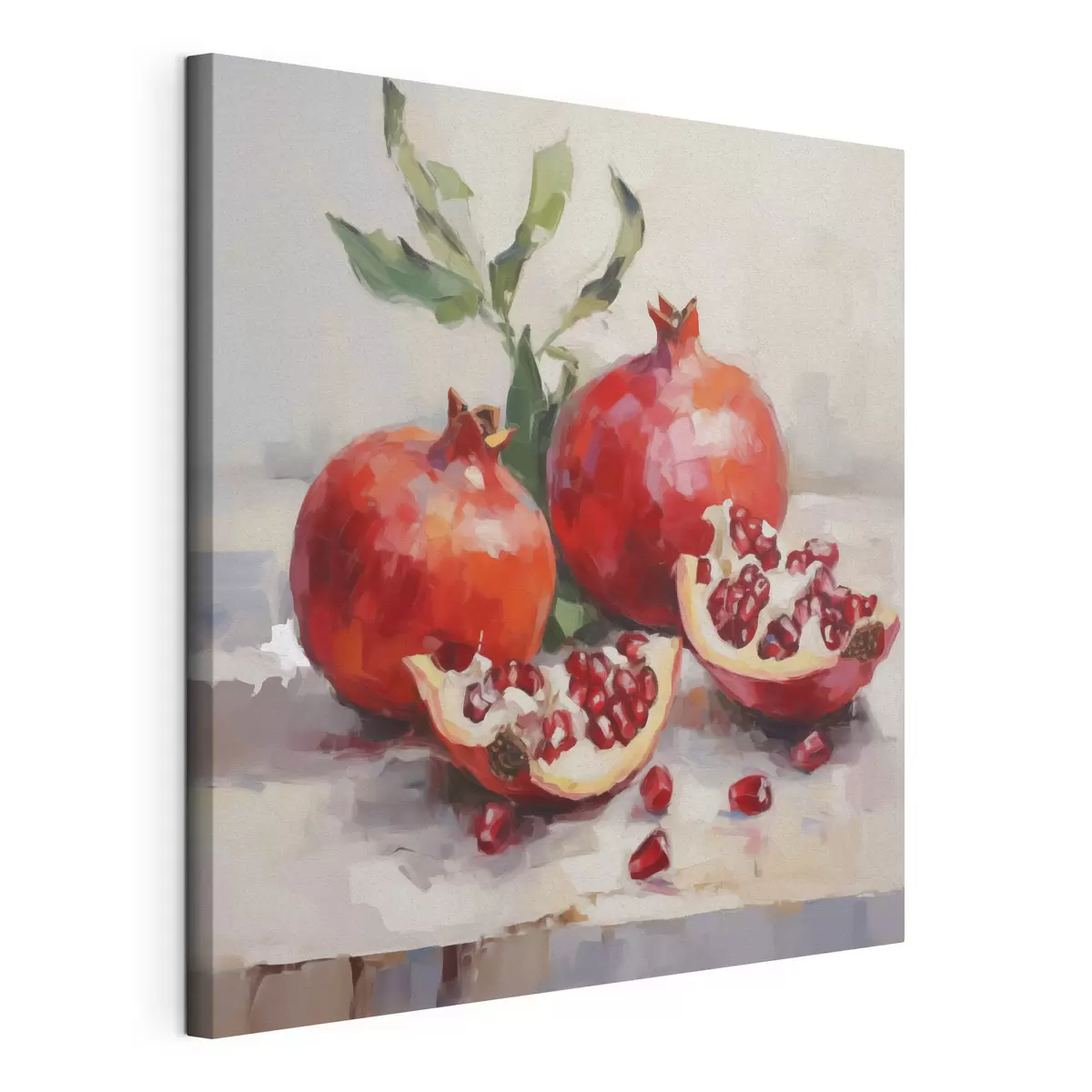 Quadro Melograni, dipinto in stile imitativo nr. s50982