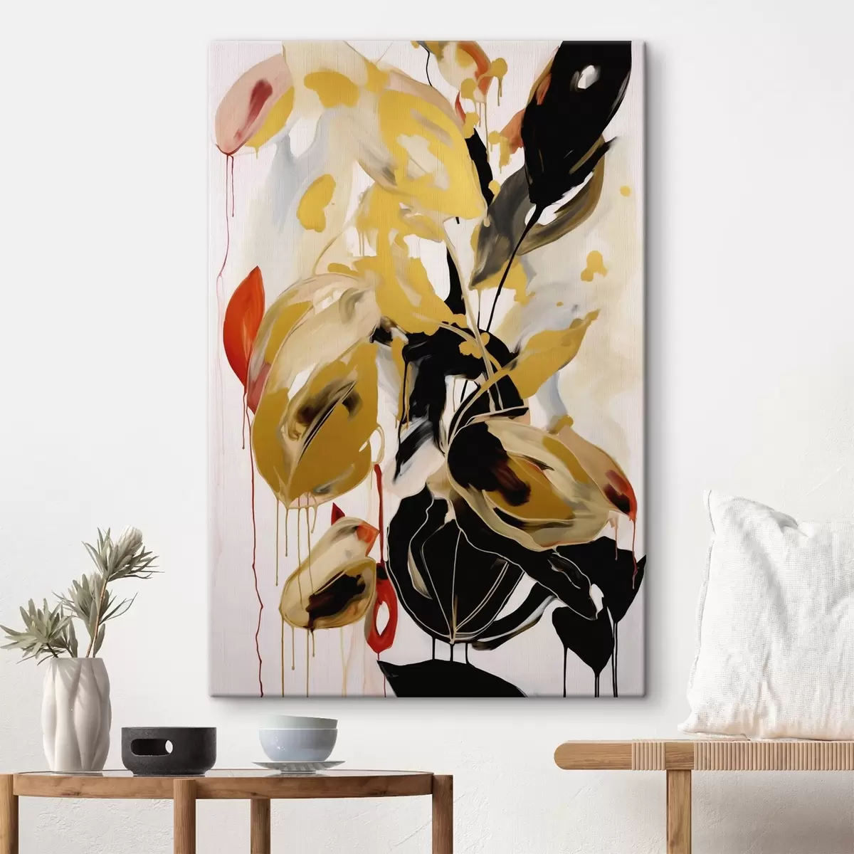 Quadro Astrazione caotica, imitazione della pittura nr. s50984