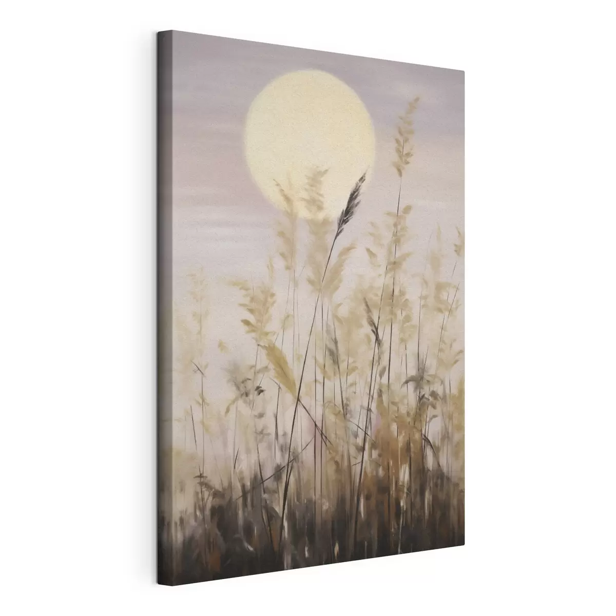 Quadro Erbe astratte sullo sfondo della luna, imitazione di un dipinto nr. s50985