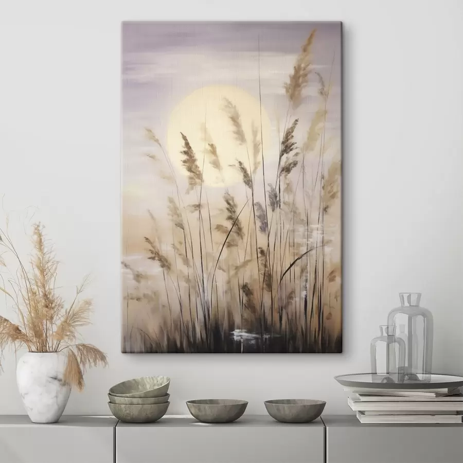 Quadro Erbe astratte, pittura in stile imitativo nr. s50986