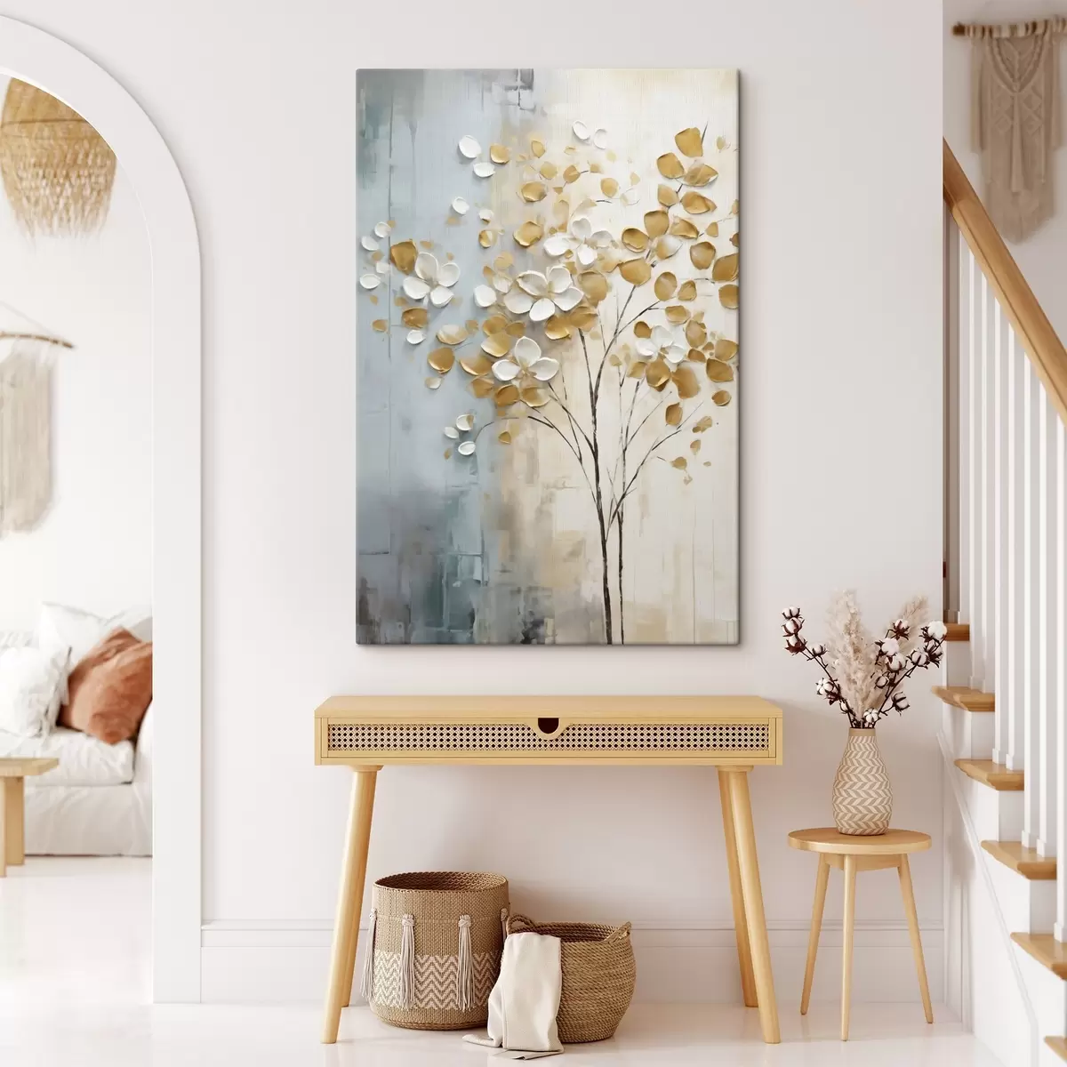Quadro Albero astratto, pittura imitativa nr. s50991