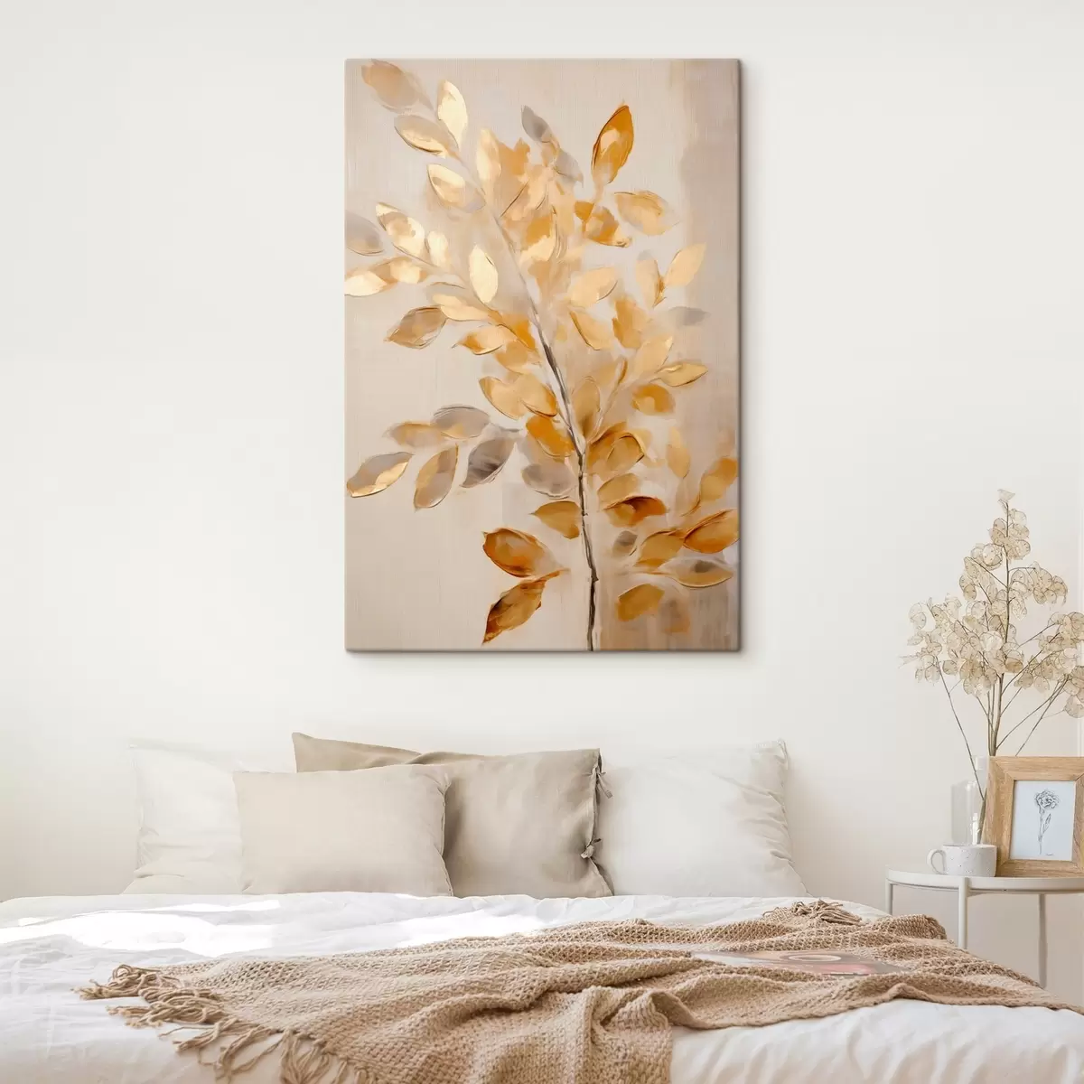 Quadro Fogliame, pittura in stile imitativo nr. s50993