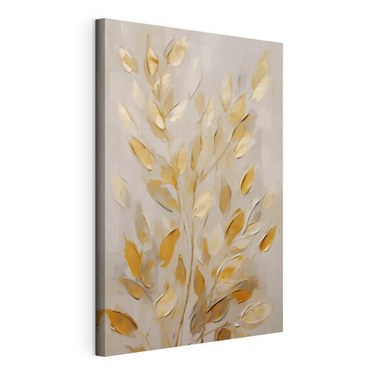 Quadro Fogliame astratto, pittura in stile imitativo nr. s50994