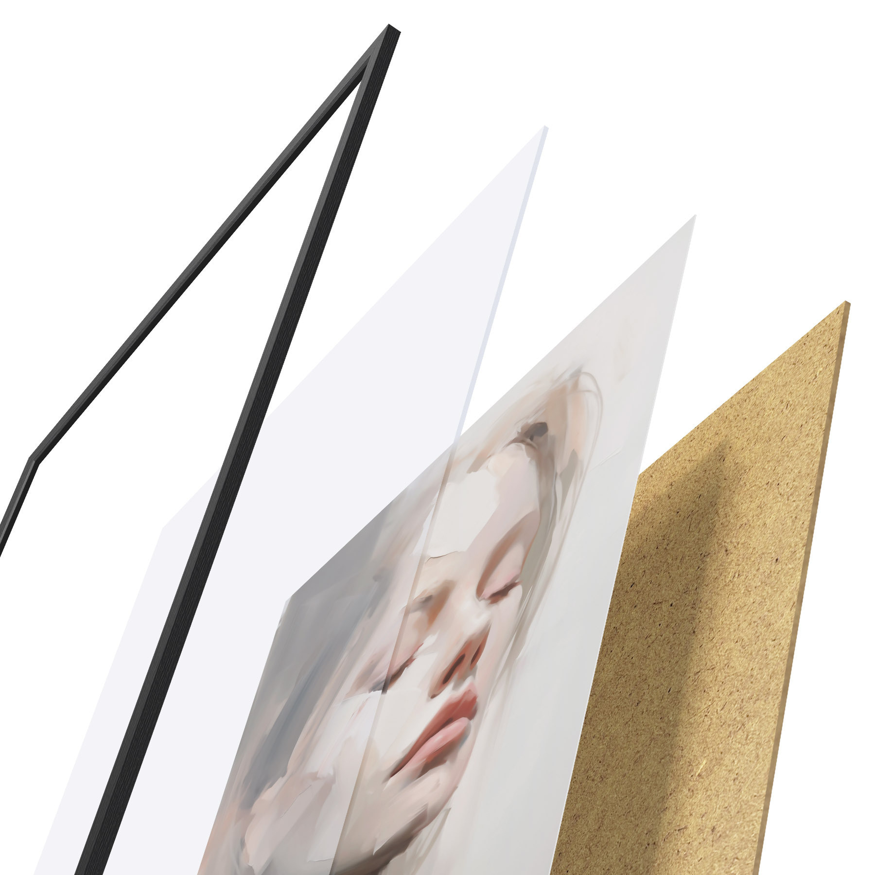 Poster Ritratto astratto f50978