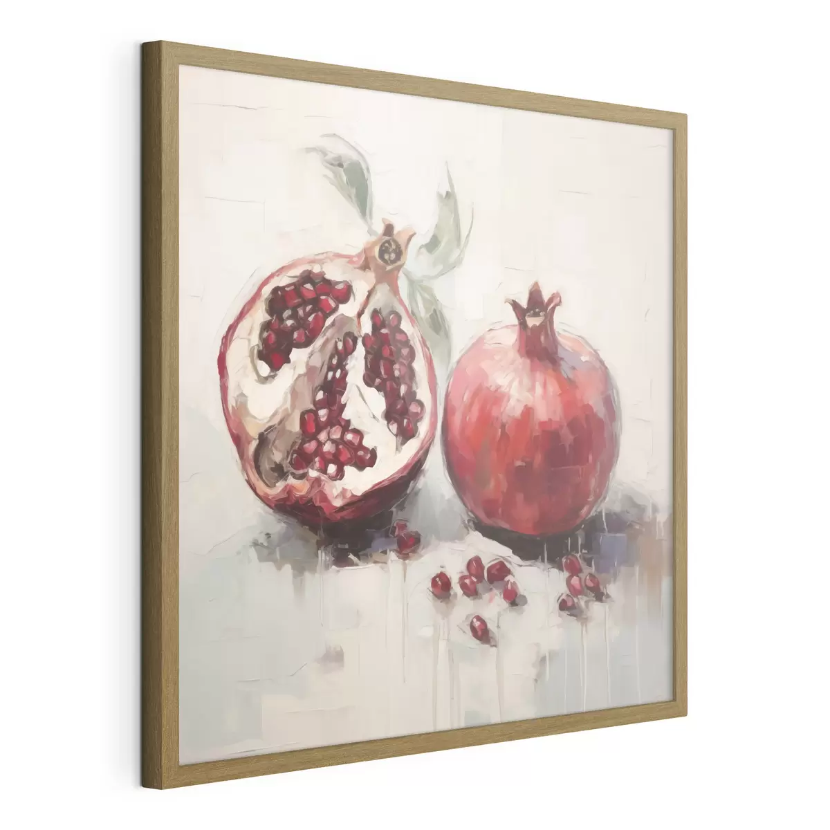 Poster Melograni maturi, dipinto in stile imitativo f50981