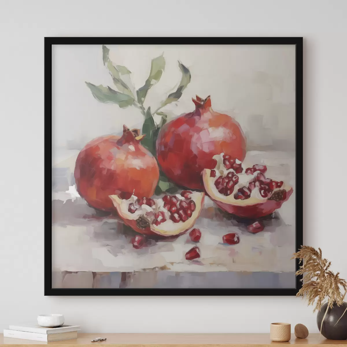 Poster Melograni, dipinto in stile imitativo f50982