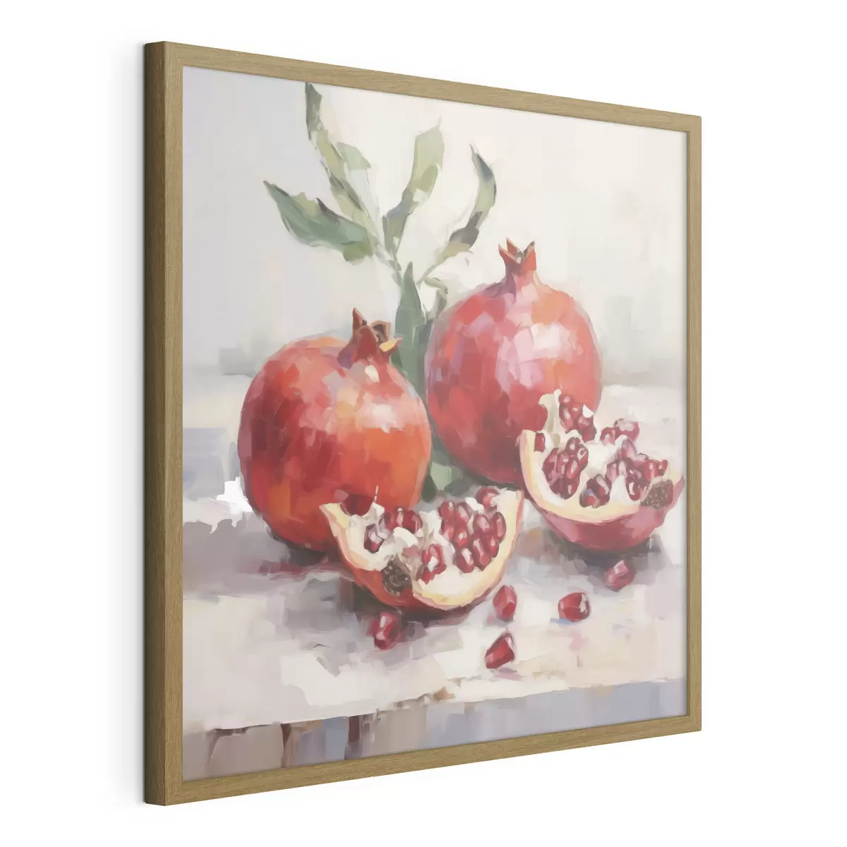Poster Melograni, dipinto in stile imitativo f50982