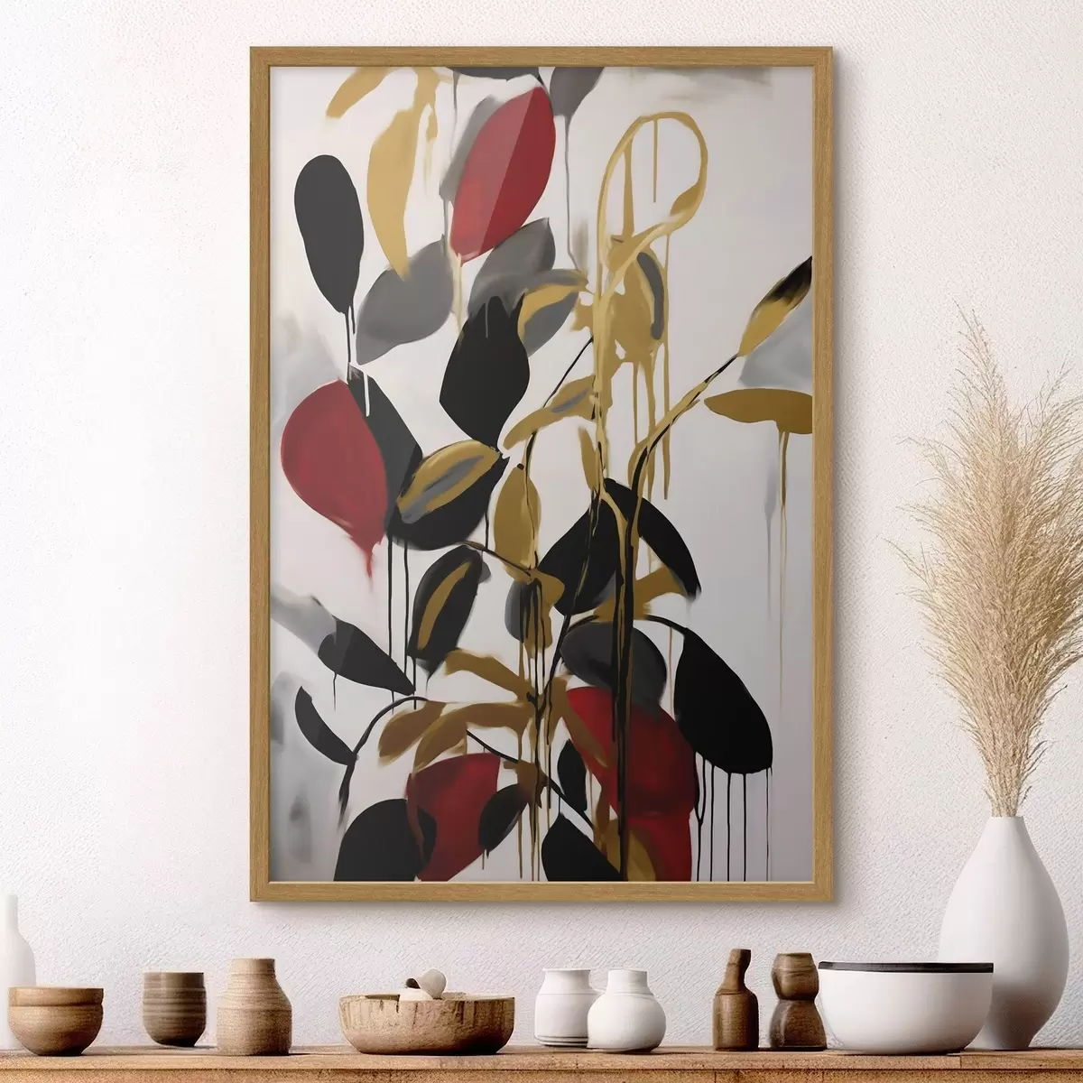 Poster Foglie in maggiore f50983