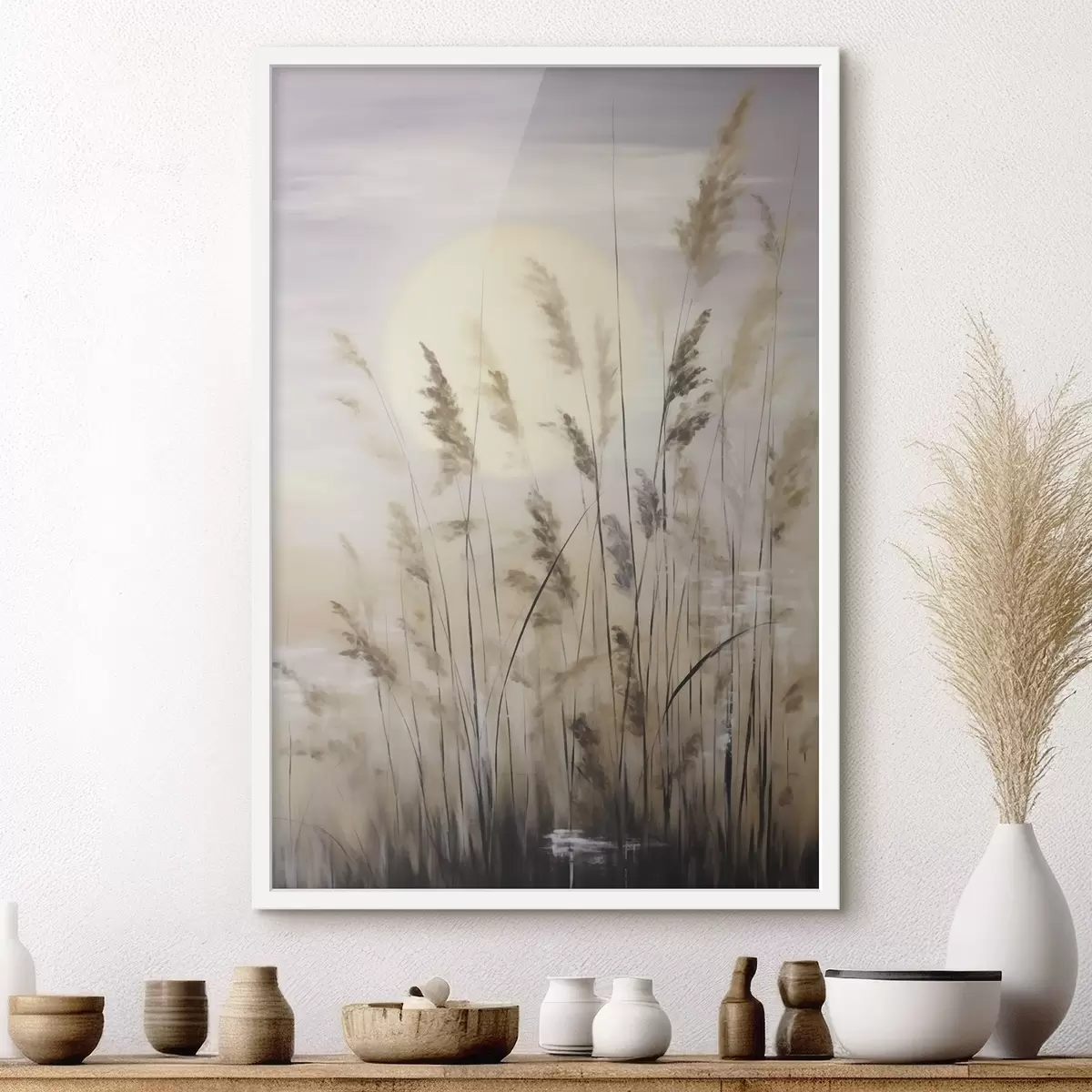 Poster Erbe astratte, pittura in stile imitativo f50986