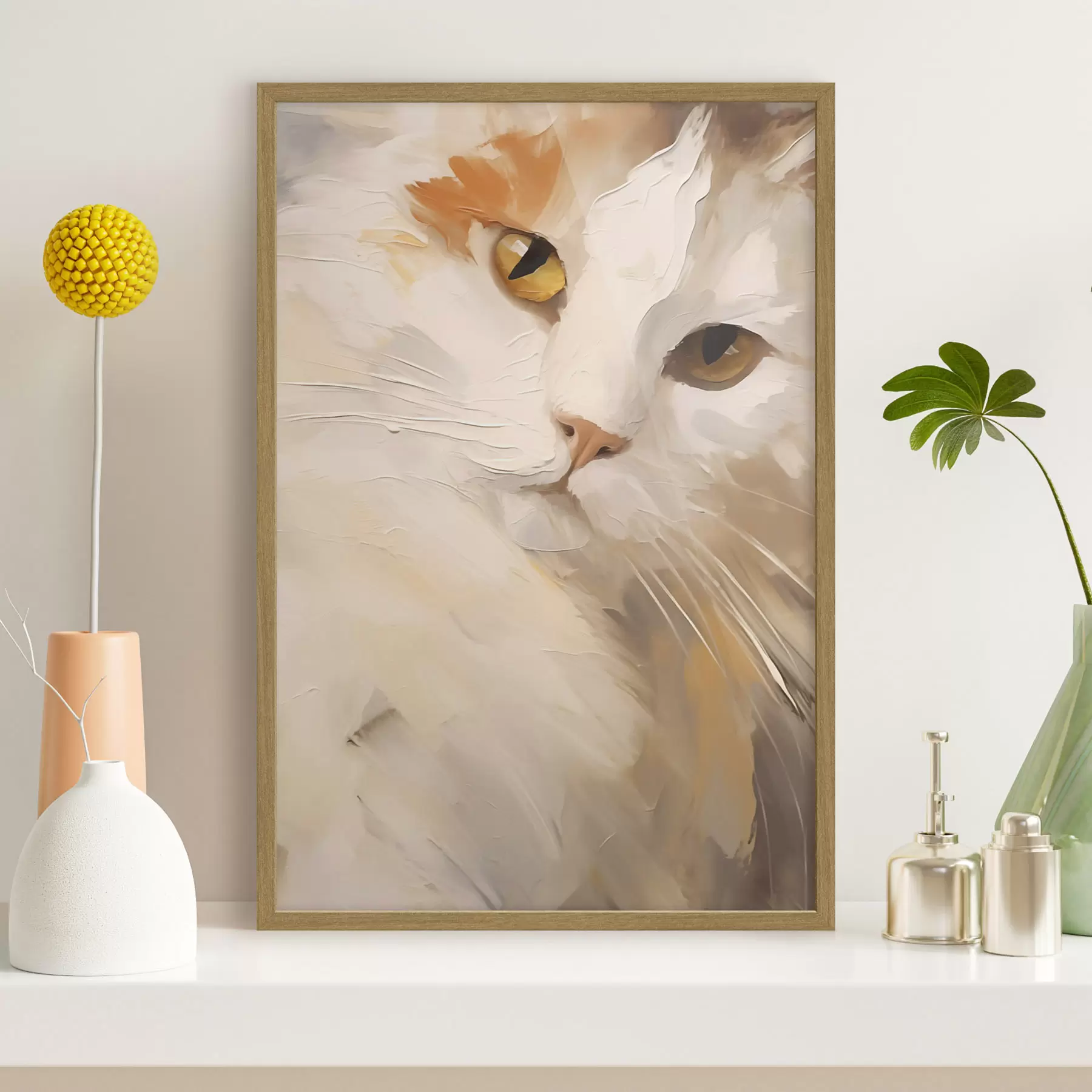 carta da parati Gatto, dipinto in stile imitativo nr. f50987
