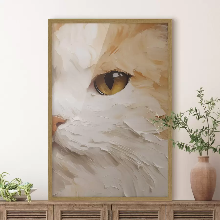 carta da parati Gatto, dipinto in stile imitativo nr. f50988