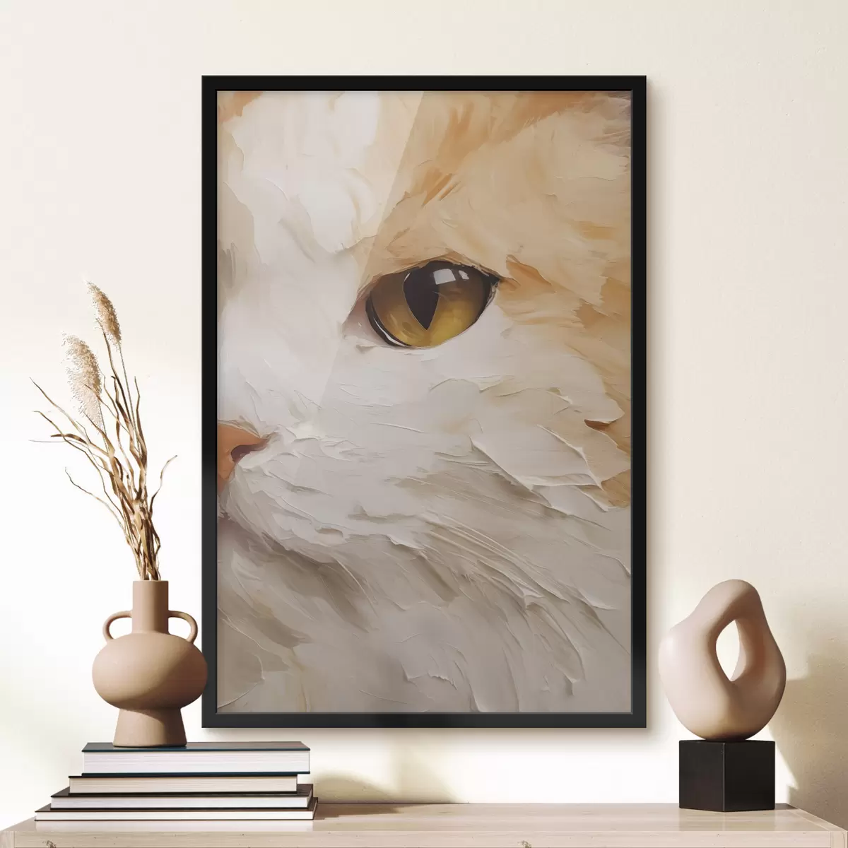 Poster Gatto, dipinto in stile imitativo f50988