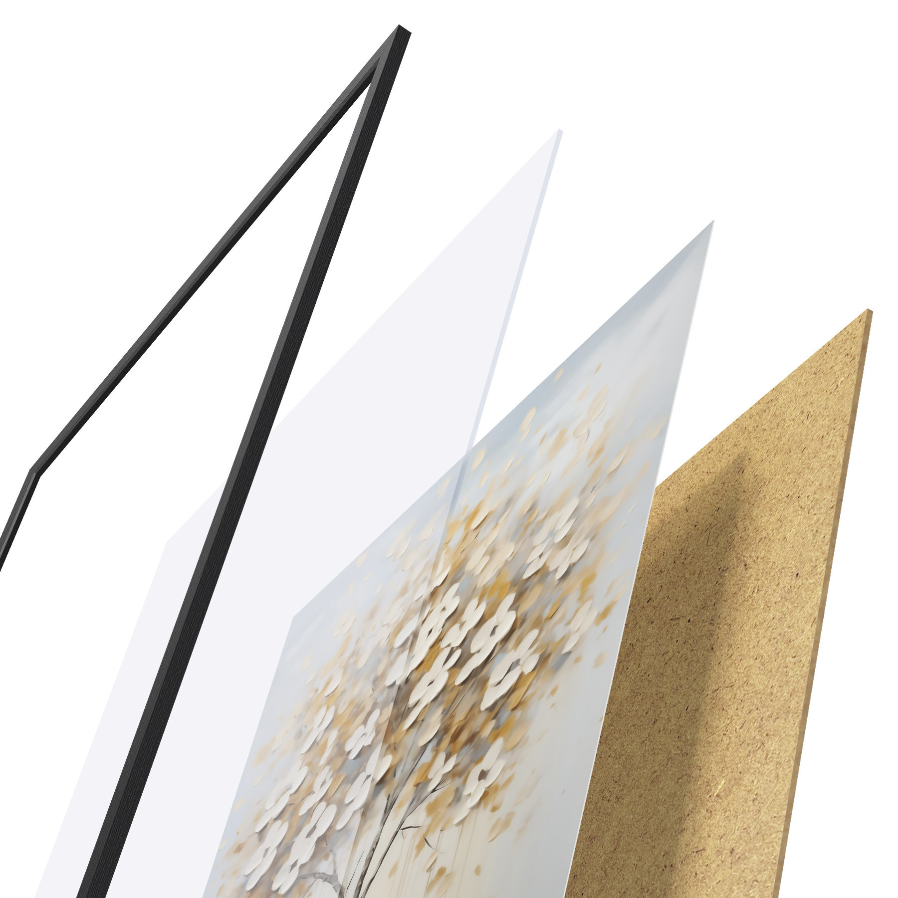 Poster Albero, dipinto in stile imitativo f50992