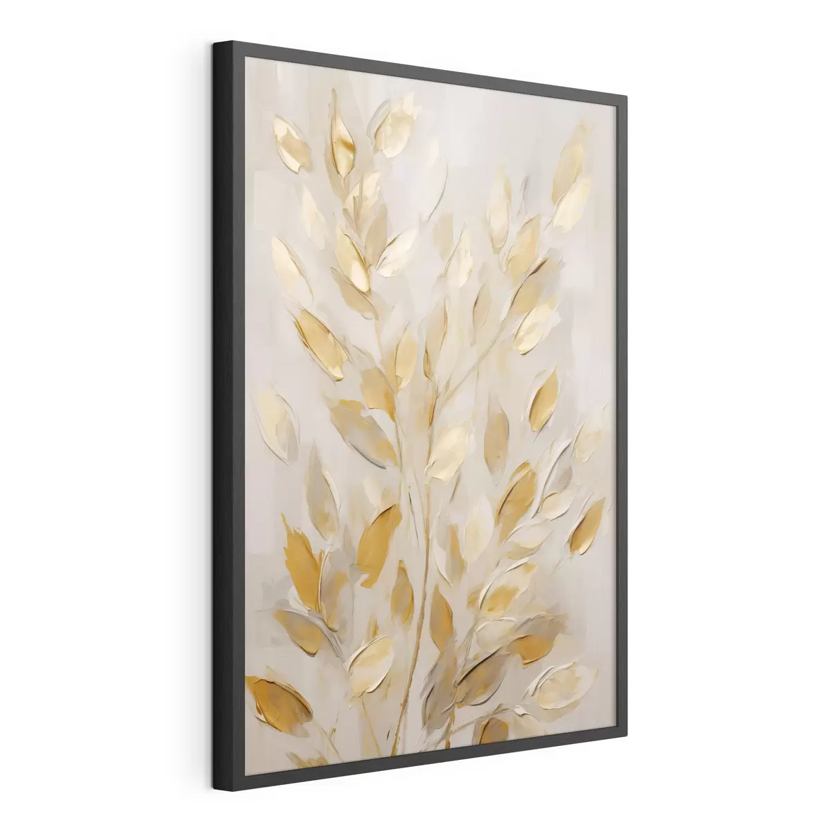 Poster Fogliame astratto, pittura in stile imitativo f50994