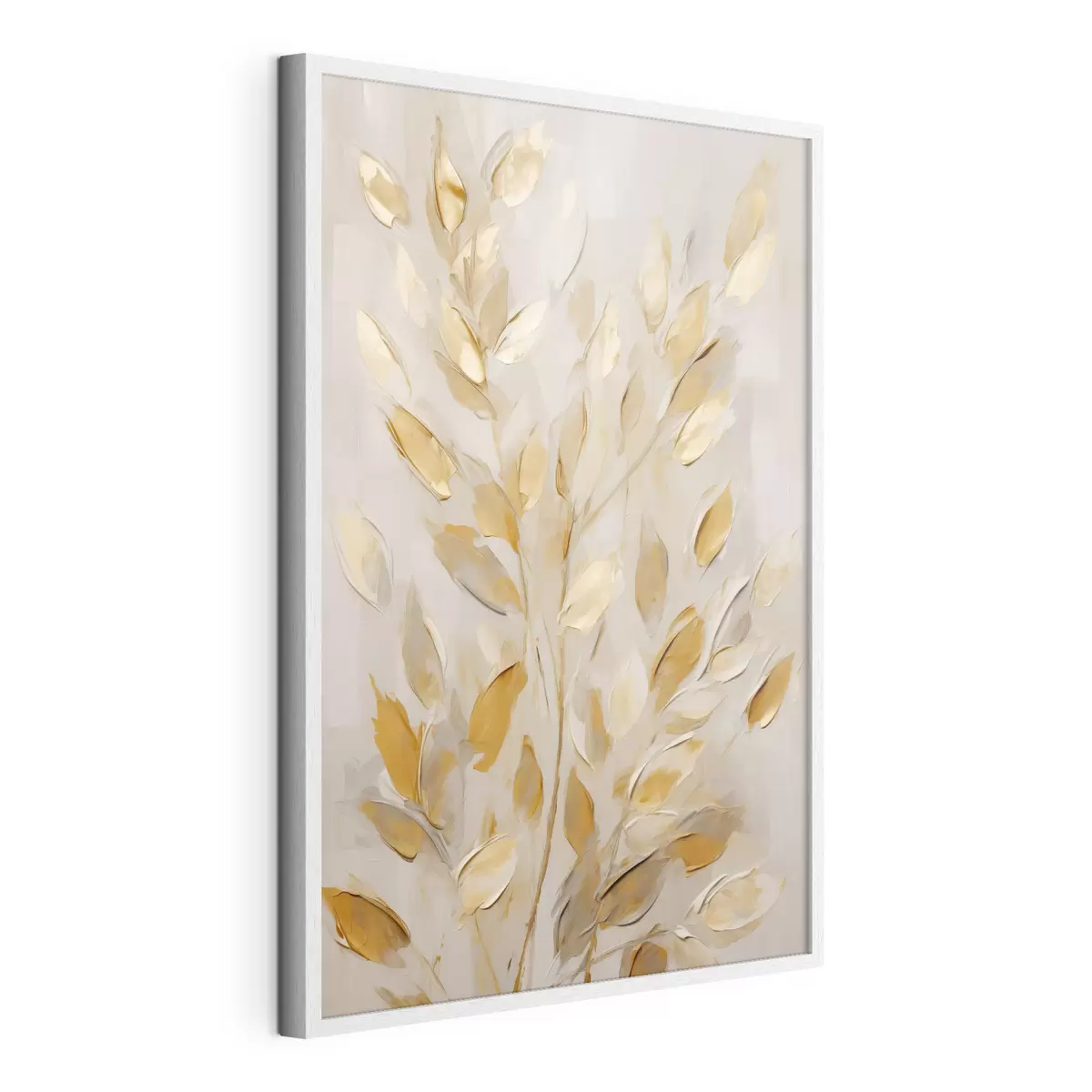 Poster Fogliame astratto, pittura in stile imitativo f50994