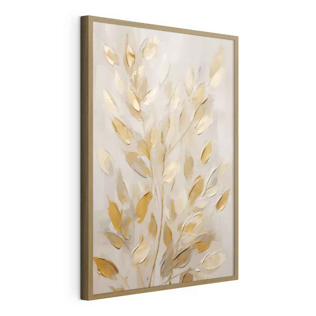 Poster Fogliame astratto, pittura in stile imitativo f50994